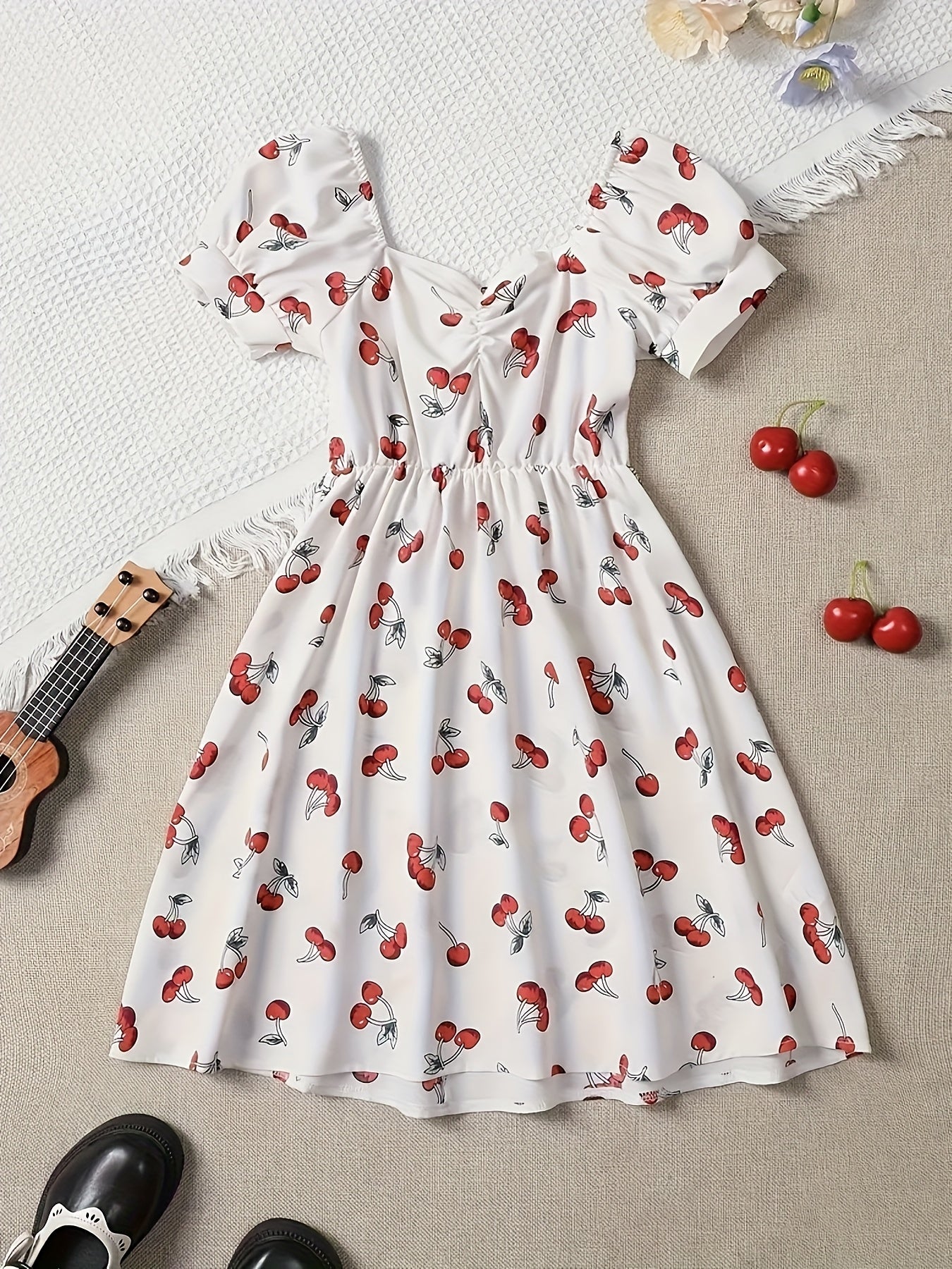 Elegantes Kleid mit Muster –Sommermode