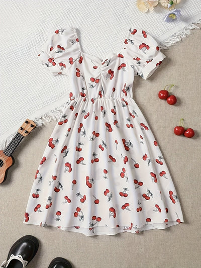 Elegantes Kleid mit Muster –Sommermode