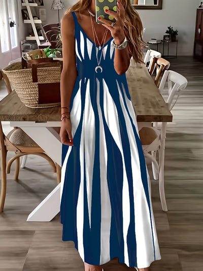 Kleid mit geometrischem Muster – Lässiger Stil für jede Jahreszeit