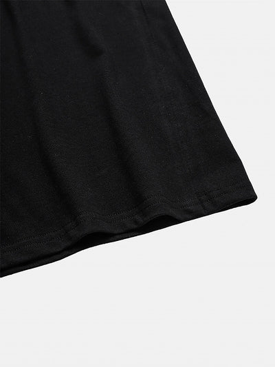 Kurzärmeliges einfarbiges Kleid für Frauen Schwarz Grün