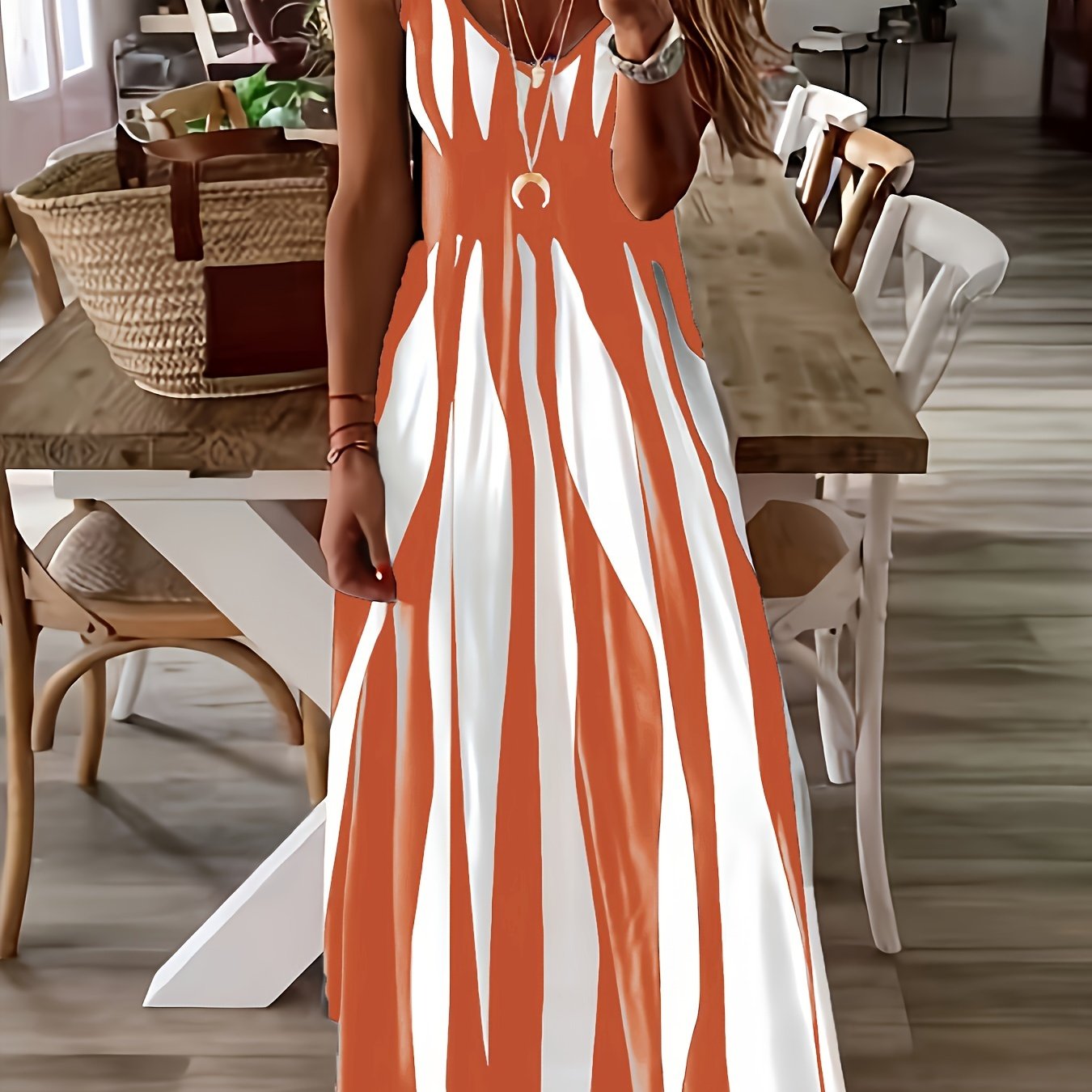 Kleid mit geometrischem Muster – Lässiger Stil für jede Jahreszeit