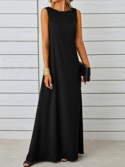 Elegantes ärmelloses Jacquard Sommer Mode Kleid