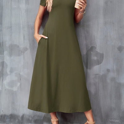 Langes Sommer-Maxi-Kleid mit frechem Ausschnitt - alltagstauglich und stilvoll