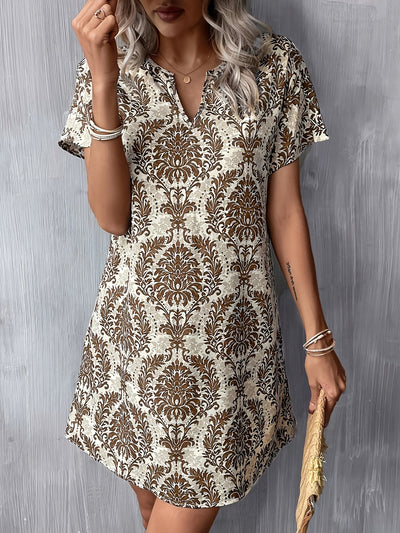 Modisches Kleid mit offenen Schultern, Fledermausärmeln und Crinkle Top