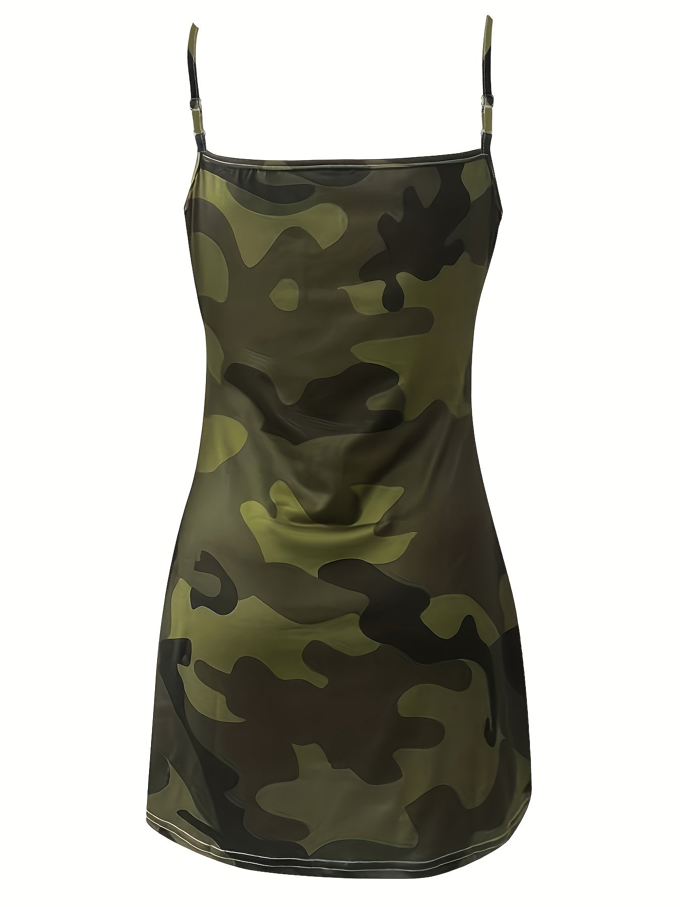 Elegantes Damen-Bodycon-Kleid mit Camouflage-Muster