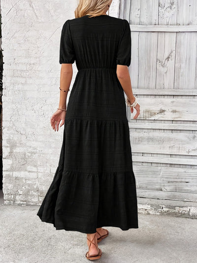 Damen Everyday Maxikleid mit quadratischem Ausschnitt