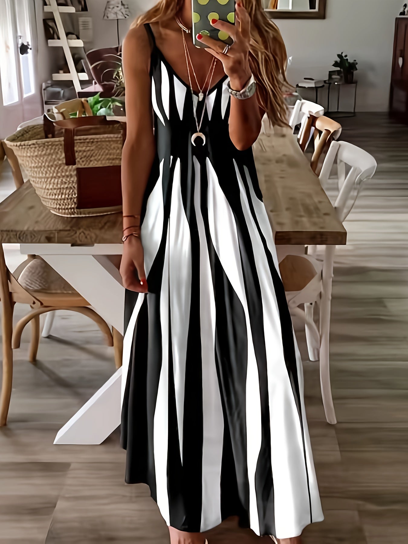 Kleid mit geometrischem Muster – Lässiger Stil für jede Jahreszeit