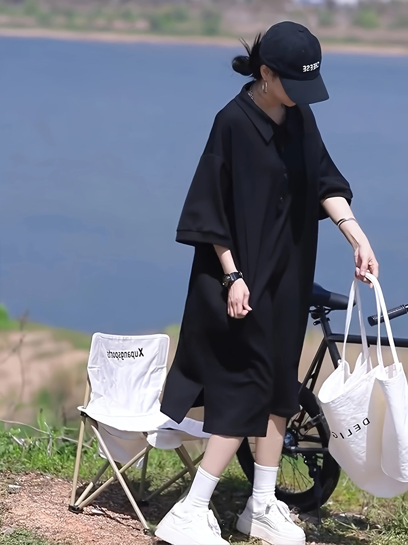 Kurzärmeliges Damen-T-Shirt-Kleid für den Sommer - lockere Passform und modischer Komfort