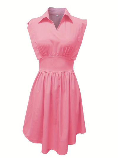 Elegantes ärmelloses Damenkleid – Slim Fit, knielang