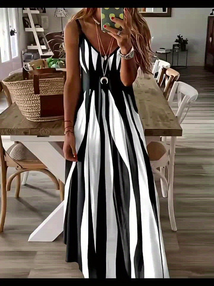 Kleid mit geometrischem Muster – Lässiger Stil für jede Jahreszeit