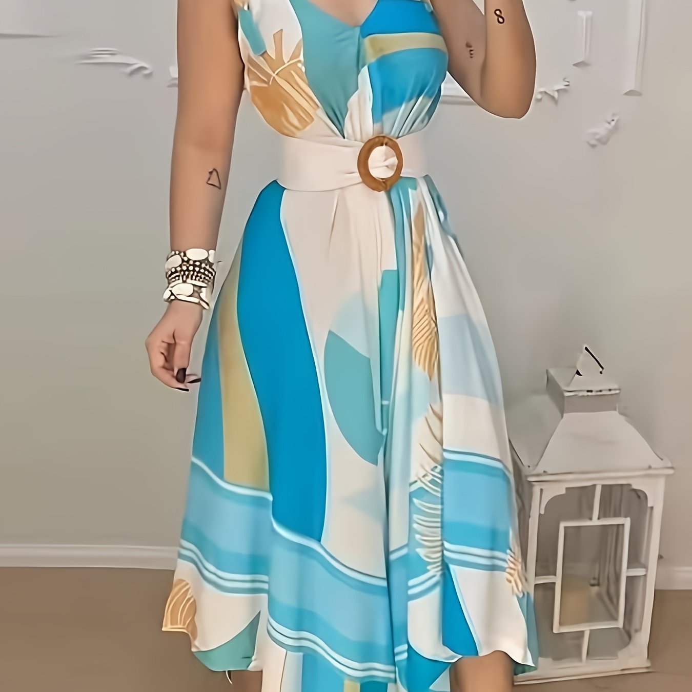Trägerloses Sommerkleid - Perfekt für Strand und Urlaub | Mehrfarbig