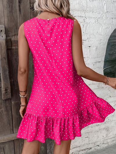 Rosa Erbsenmantel Kleid mit Rüschen Elegantes Kleid für Sommer Hochzeit Geburtstag Party