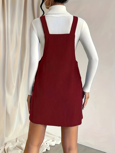 Elegantes ärmelloses Kleid mit Knöpfen – Perfekt für den Sommer