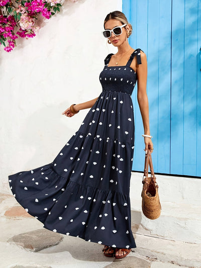 Elegantes Sommer-Erbsenkleid für Frauen