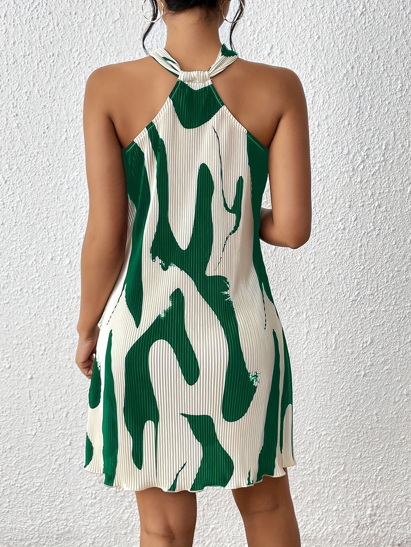 Allover Print Kleid - Elegant für Partys