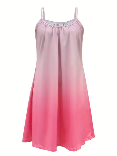 Rotes Plisseekleid - Leichtes Sommerkleid für den Strand und Ausflüge