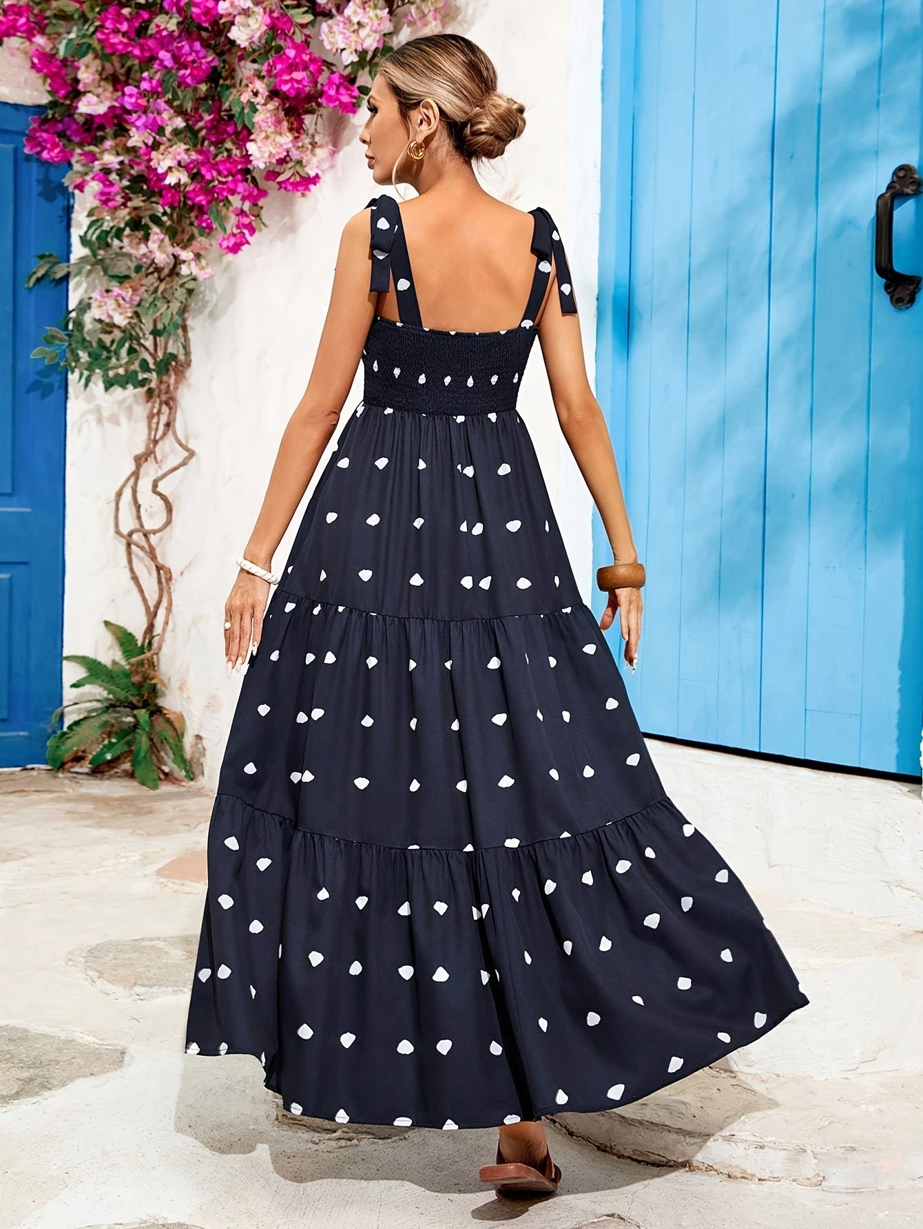 Elegantes Sommer-Erbsenkleid für Frauen
