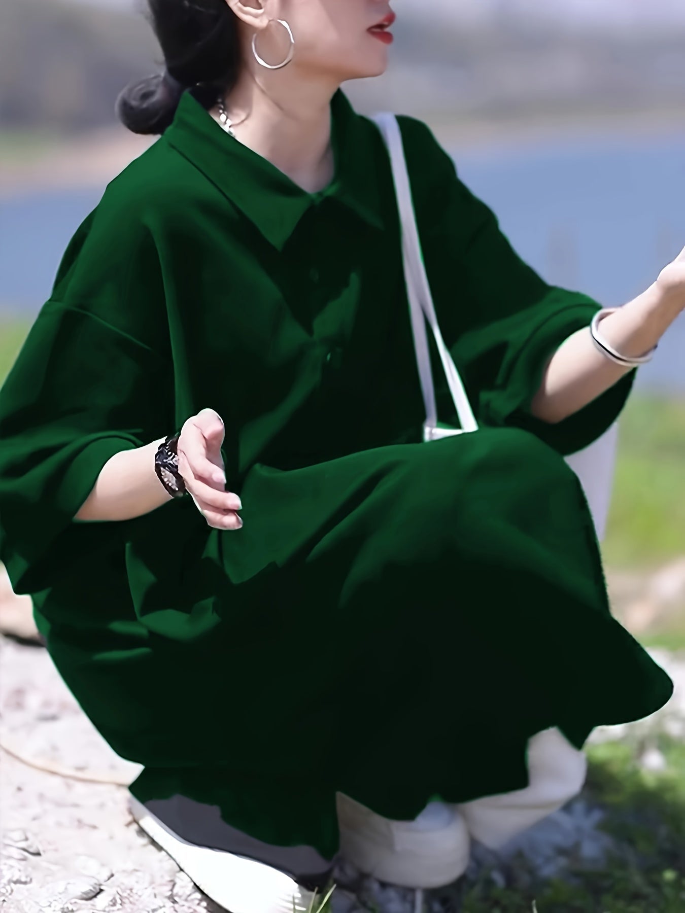 Kurzärmeliges Damen-T-Shirt-Kleid für den Sommer - lockere Passform und modischer Komfort
