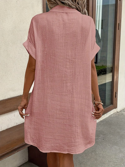 Damentunika mit Kragen und Taschen – Verschiedene Farben