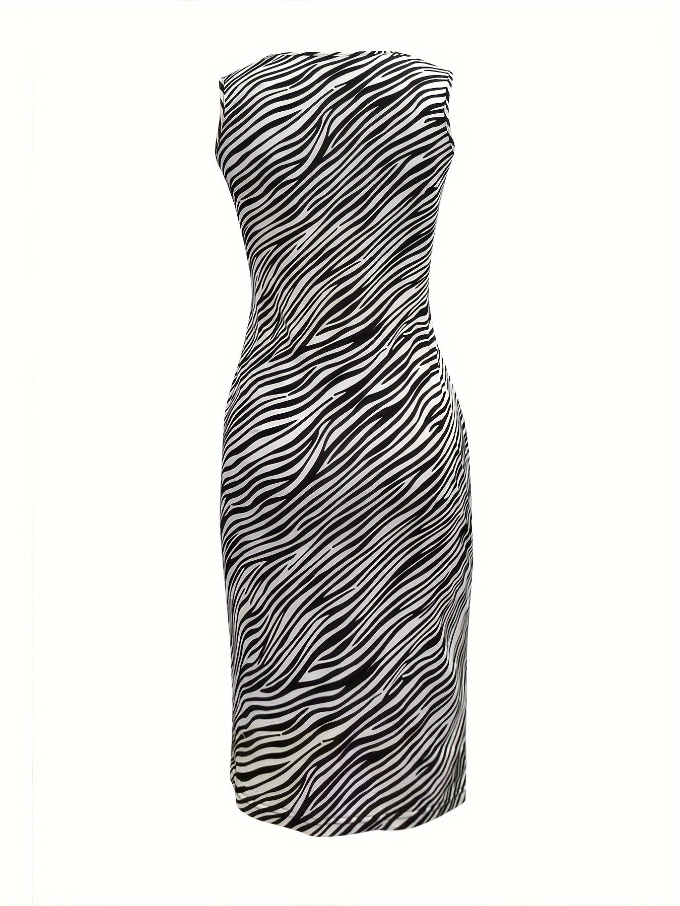 Sommerkleid mit Leopardenmuster und Goldglitter für Damen
