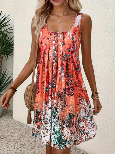 Frühling/Sommer Damen Tropical Floral Kleid
