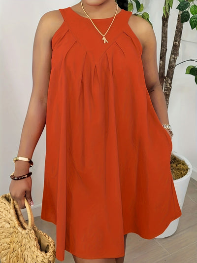 Ärmelloses Sommerkleid für Frauen Locker und Elegant