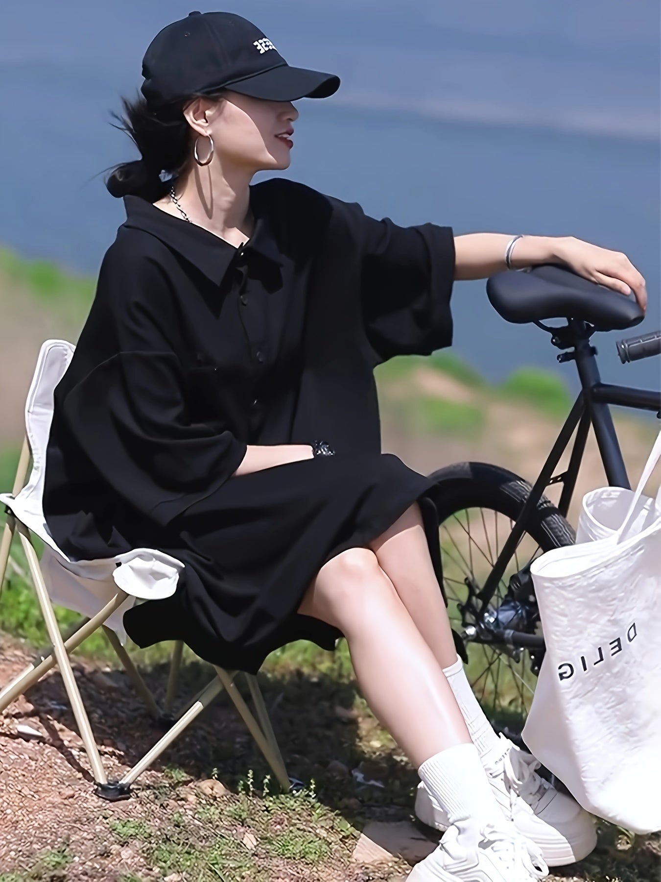 Kurzärmeliges Damen-T-Shirt-Kleid für den Sommer - lockere Passform und modischer Komfort