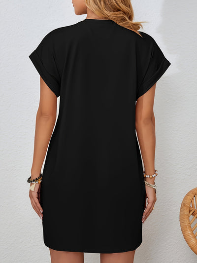 Everyday Damenkleid mit Herzmotiv und Fledermausärmeln