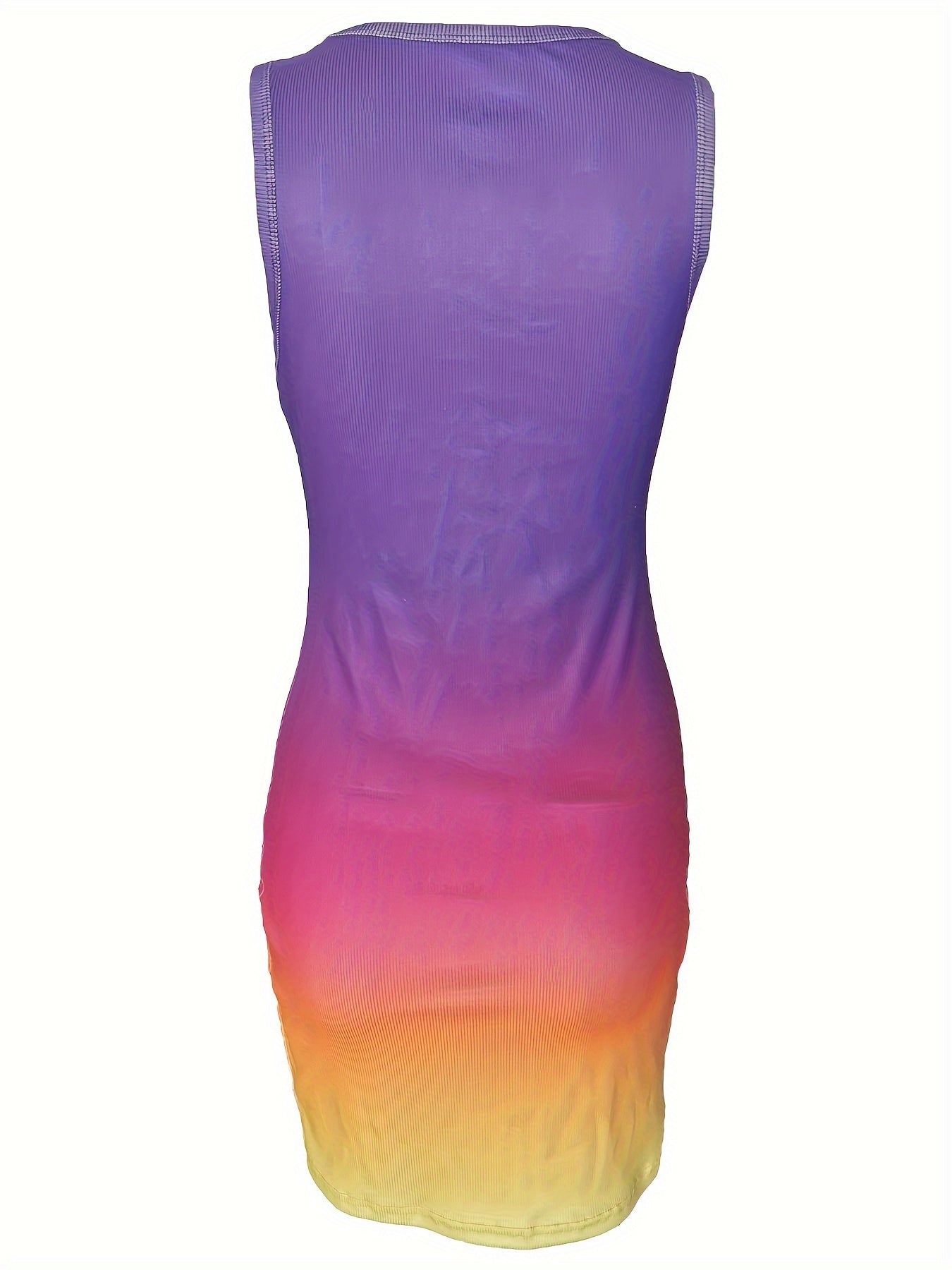 Elegantes Bodycon-Kleid mit Farbverlaufsdruck für Frauen