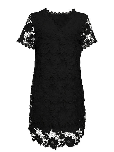 Spitzenkleid mit Ausschnitt Elegantes Kleid für Partys und Bankette