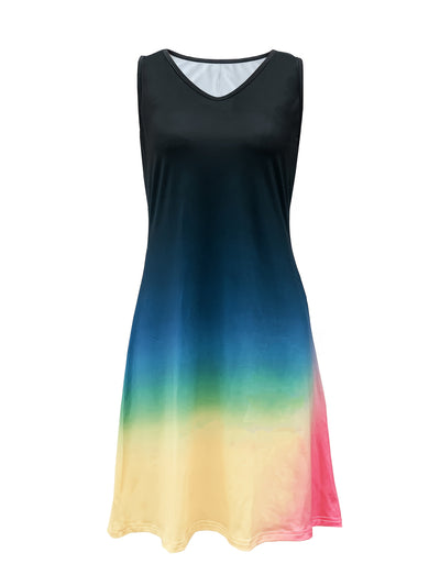 Sommerferienkleid - Gradient Style, Plus Size