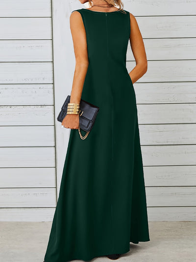 Elegantes ärmelloses Jacquard Sommer Mode Kleid