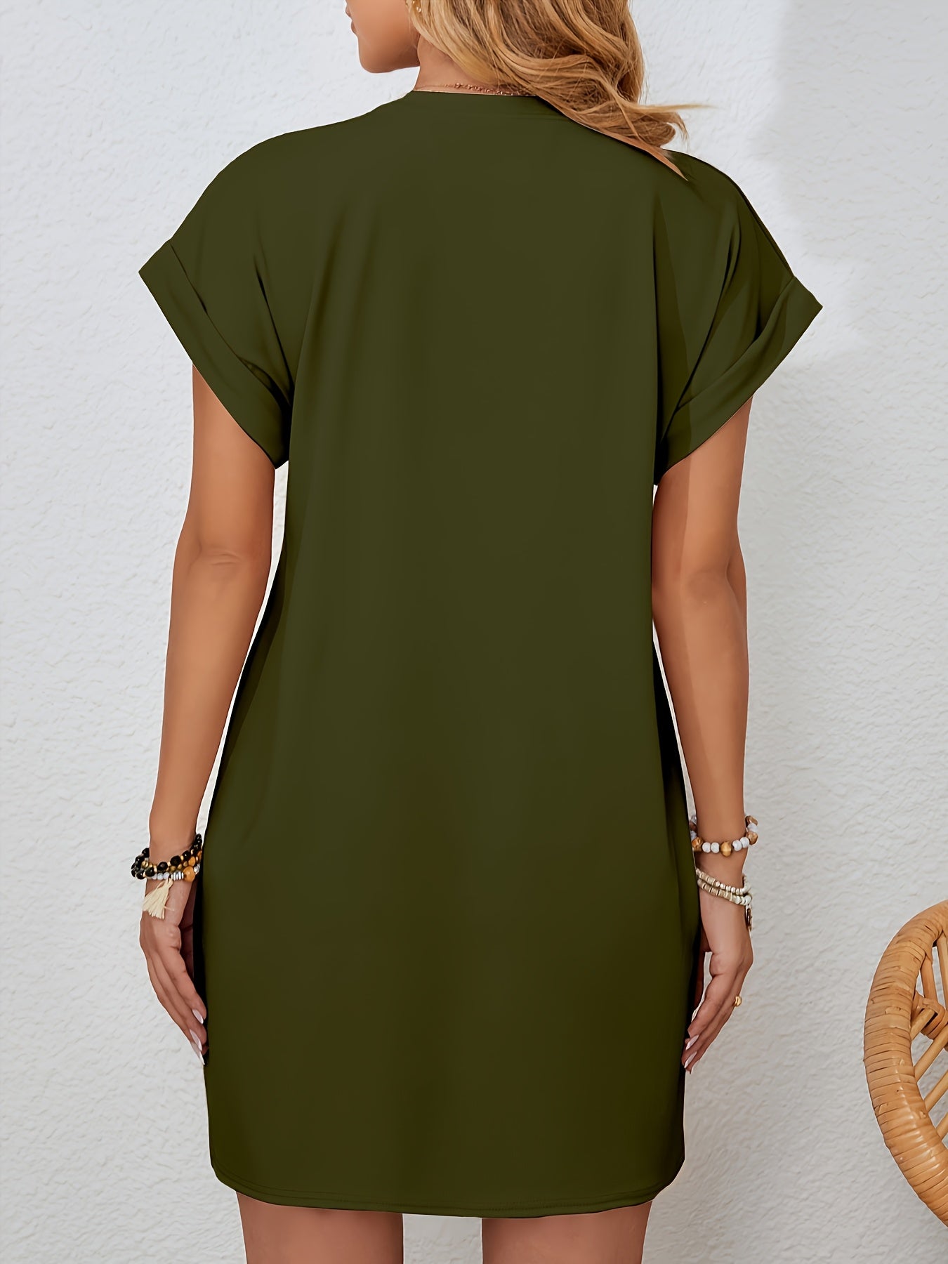 Everyday Damenkleid mit Herzmotiv und Fledermausärmeln