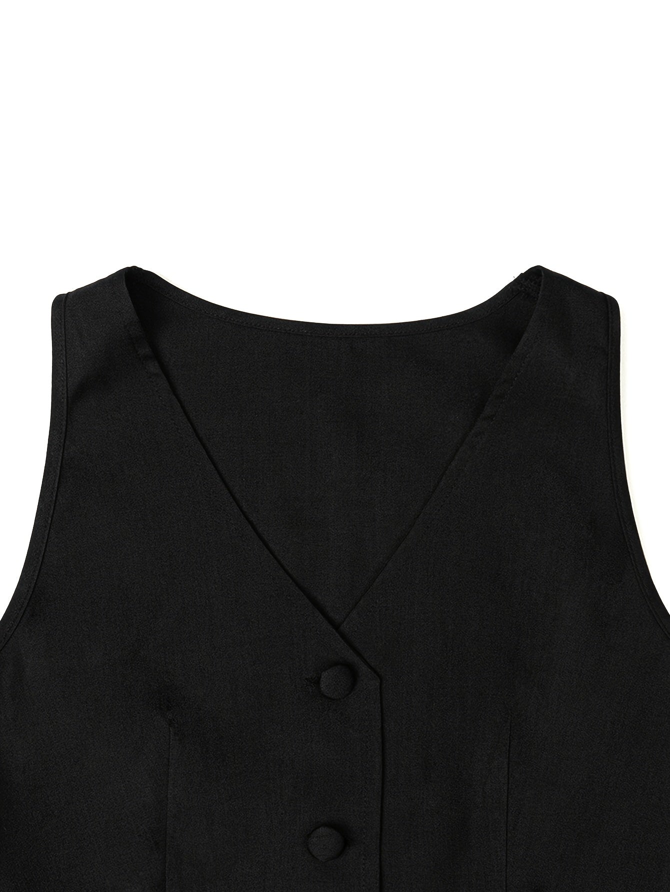 Ärmelloses Kleid mit ärmellosem Ausschnitt, Modische Damenbekleidung