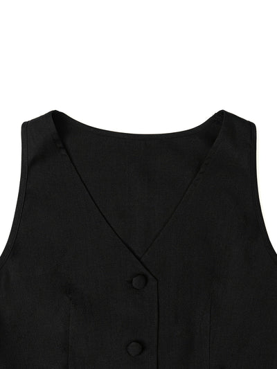Ärmelloses Kleid mit ärmellosem Ausschnitt, Modische Damenbekleidung