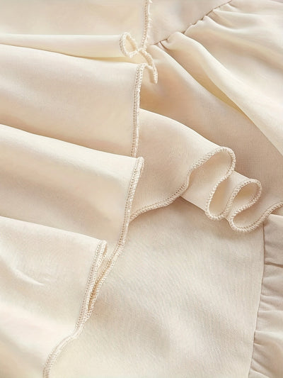 Elegantes asymmetrisches Polyesterkleid - perfekt für Frühling/Sommer