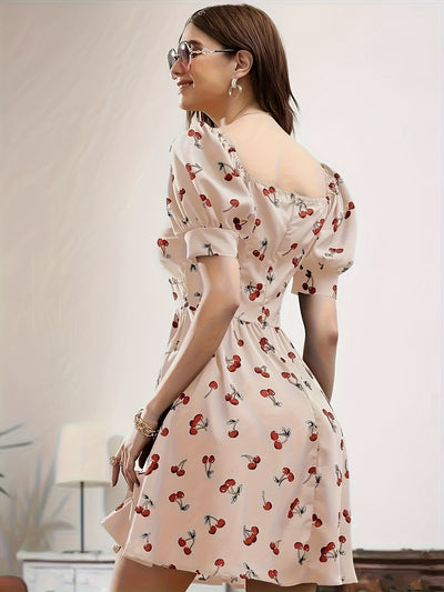 Elegantes Kleid mit Muster –Sommermode