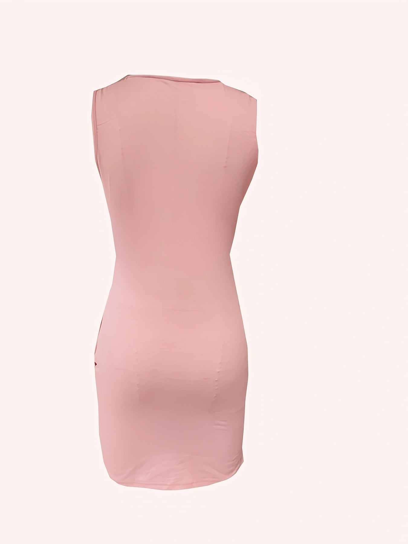 Tailliertes Polyester-Damenkleid