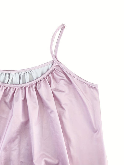 Rotes Plisseekleid - Leichtes Sommerkleid für den Strand und Ausflüge