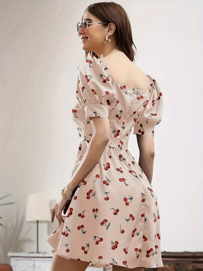 Elegantes Kleid mit Muster –Sommermode