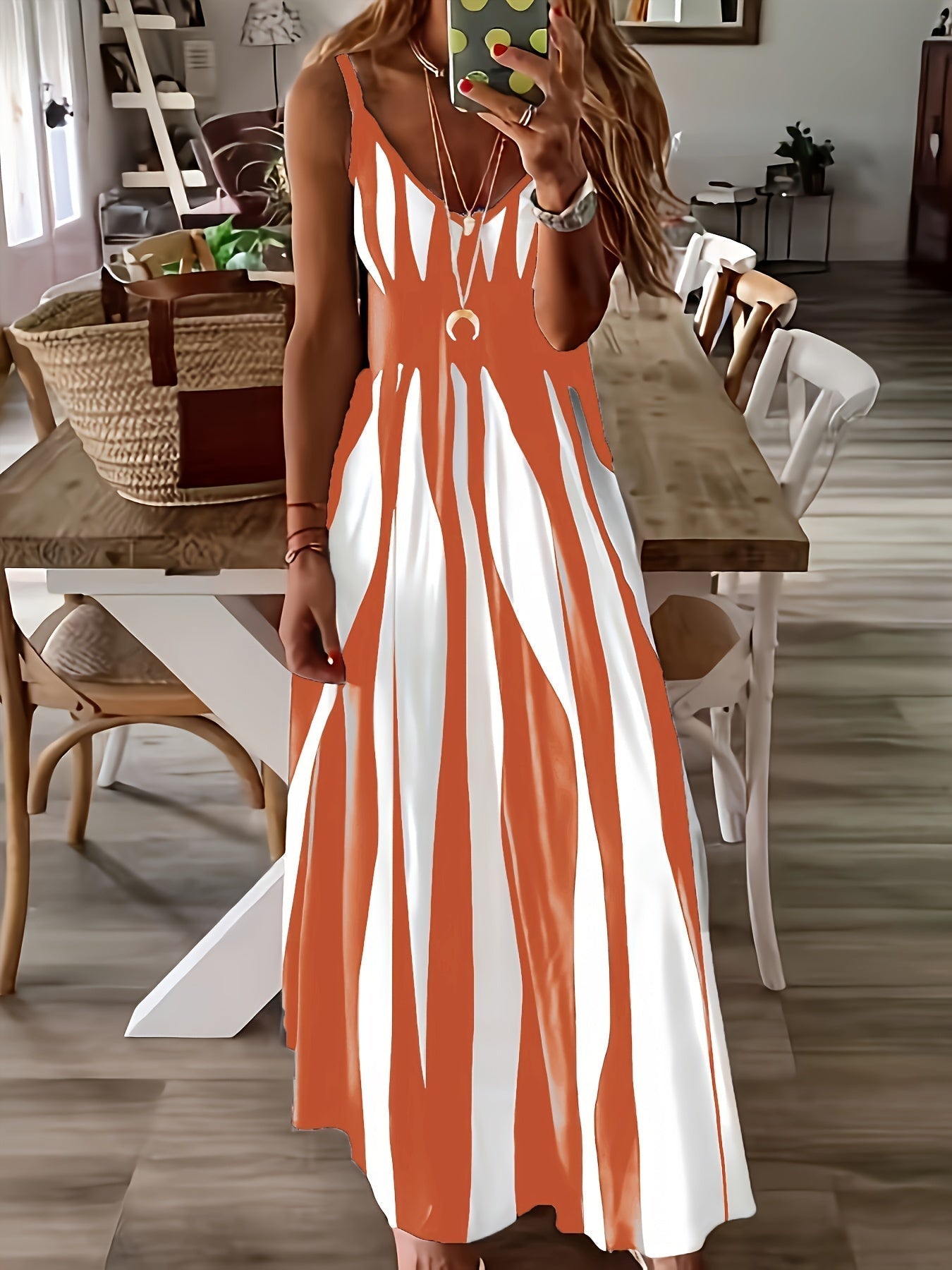 Kleid mit geometrischem Muster – Lässiger Stil für jede Jahreszeit