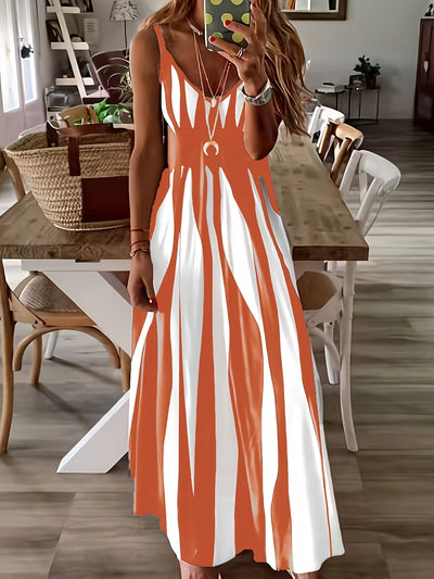 Kleid mit geometrischem Muster – Lässiger Stil für jede Jahreszeit
