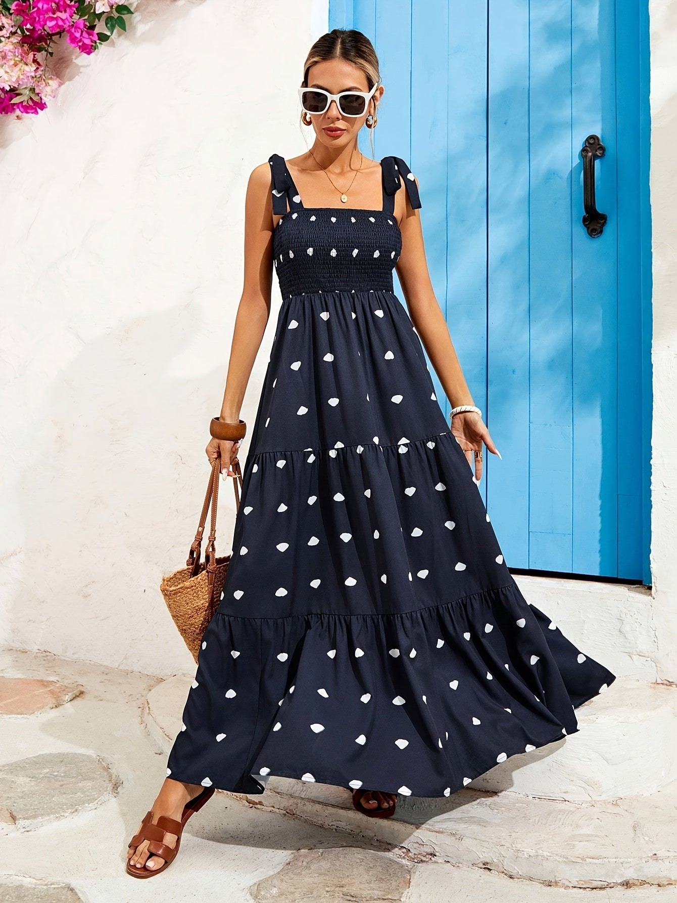 Elegantes Sommer-Erbsenkleid für Frauen