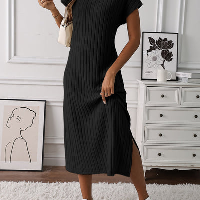 Damen Midikleid mit V-Ausschnitt Elegant und Bequem