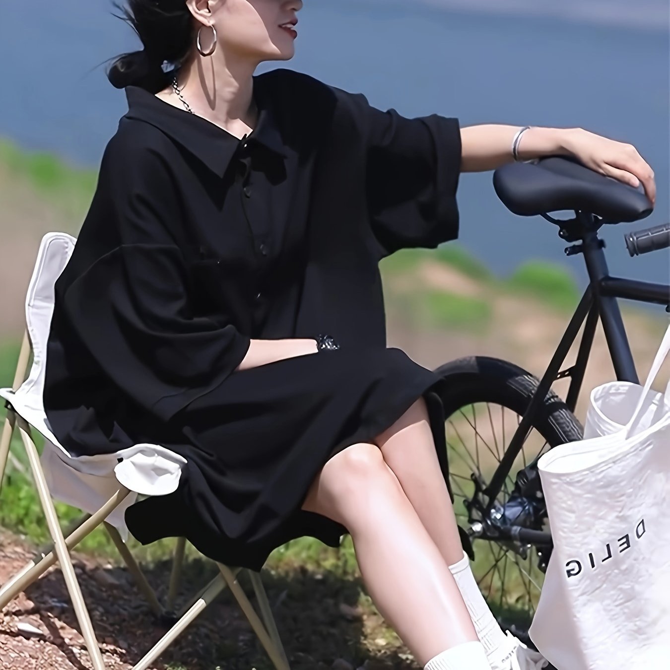 Kurzärmeliges Damen-T-Shirt-Kleid für den Sommer - lockere Passform und modischer Komfort