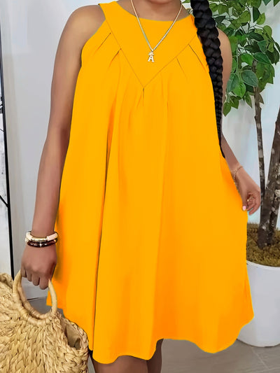 Ärmelloses Sommerkleid für Frauen Locker und Elegant