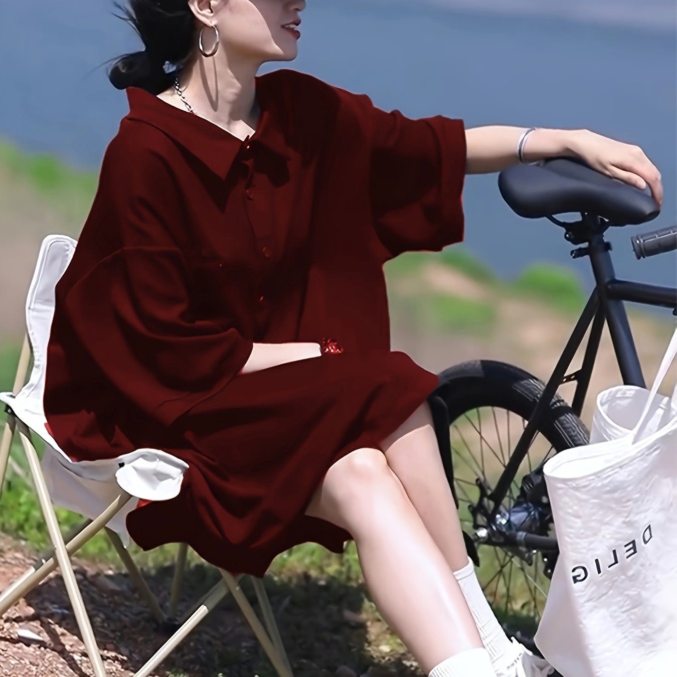 Kurzärmeliges Damen-T-Shirt-Kleid für den Sommer - lockere Passform und modischer Komfort