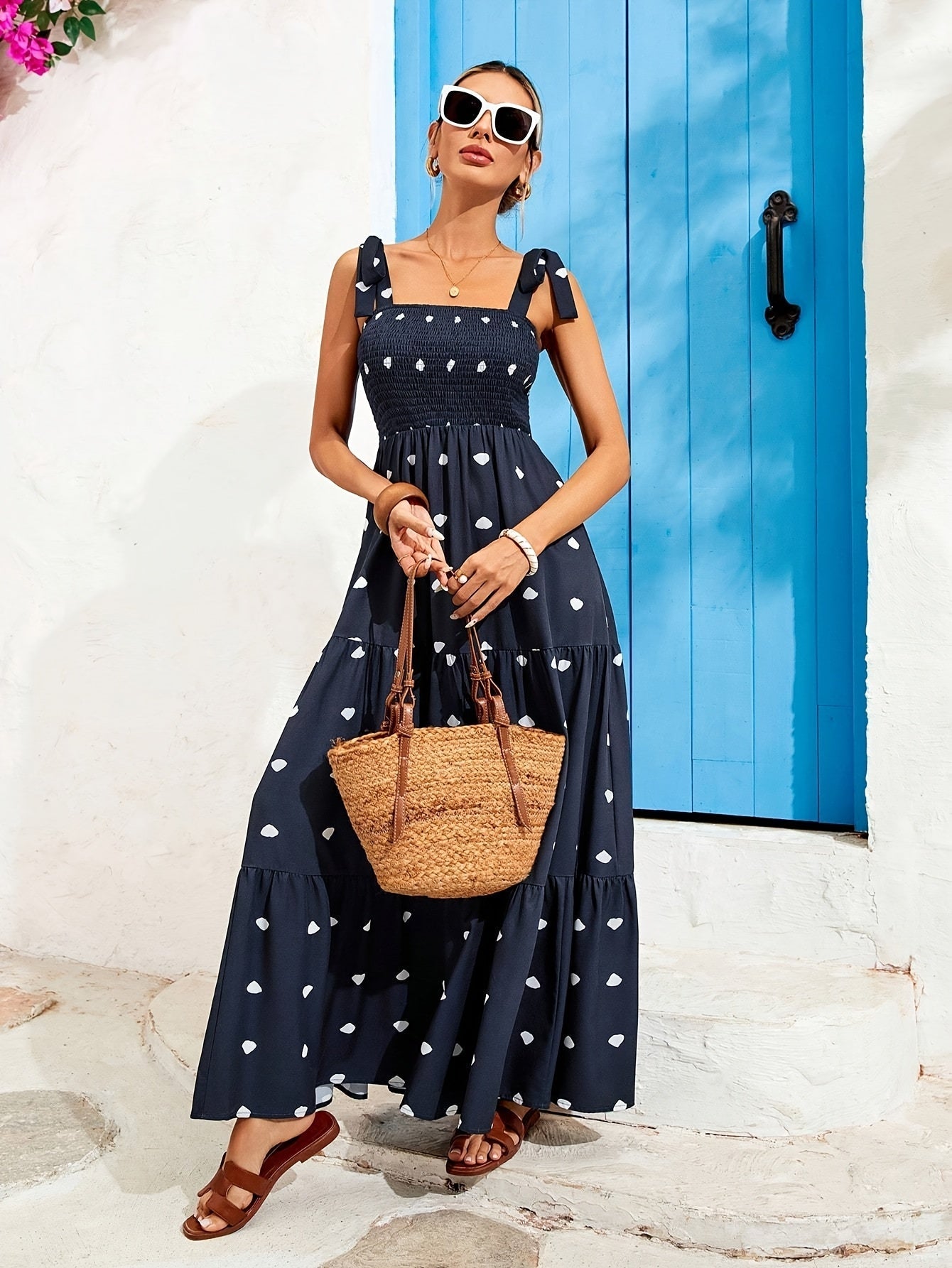 Elegantes Sommer-Erbsenkleid für Frauen