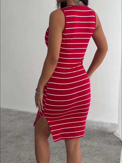 Sexy enges trägerloses Kleid
