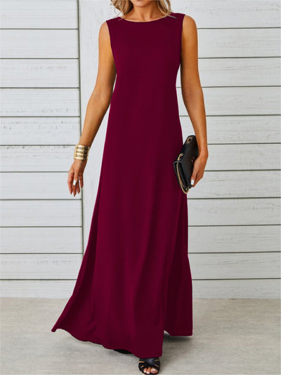Elegantes ärmelloses Jacquard Sommer Mode Kleid